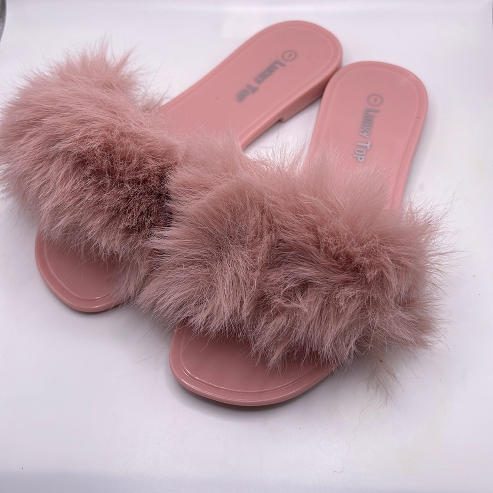Blush Pink Slides/ flip flops